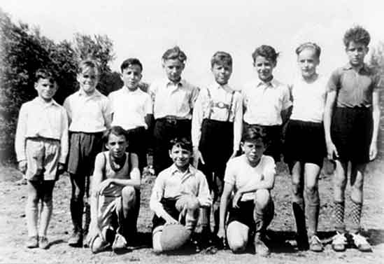 Schülermannschaft von Büchelberg, 1954