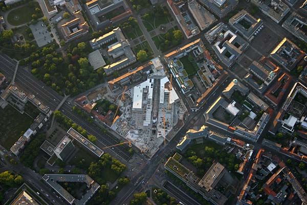 Baustelle ECE-Center, Karlsruhe, Am Ettlinger Tor